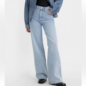 Levi's Premium Ribcage Wide Leg Women's Jeans in Far and Wide - Size 25 x 32